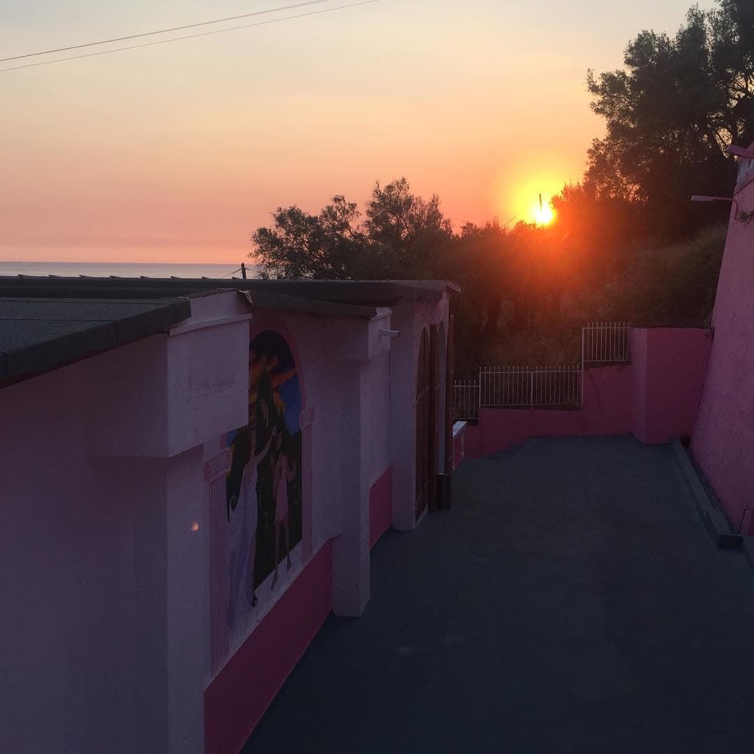 Amazing views of the gorgeous sunset every night at dinner.