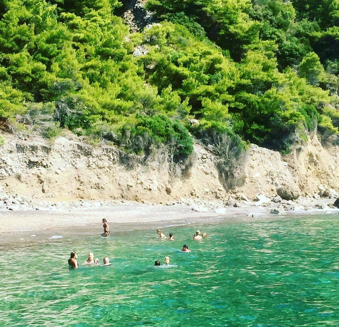 The secluded beaches along the shore of Agios Gordios are beautiful spots to beat theβ¦