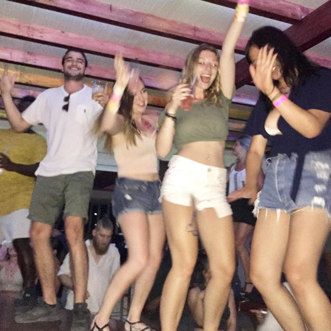 Drink up. Dance on the tables. Don't be shy! Let loose and have the time of your life.