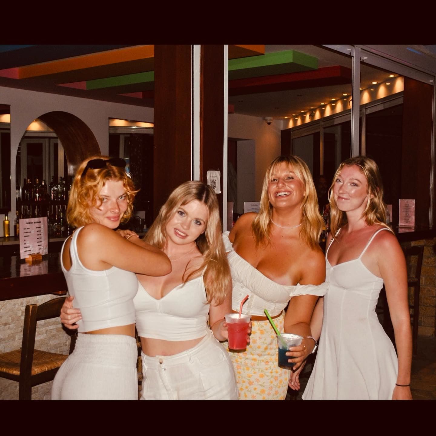Bringing the light to Hostel at our epic White Party! (3 of 5)