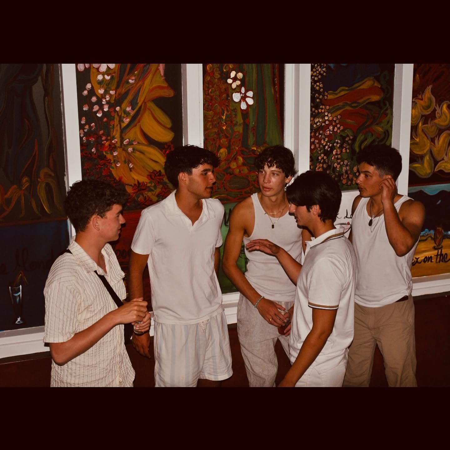 Bringing the light to Hostel at our epic White Party! (5 of 5)