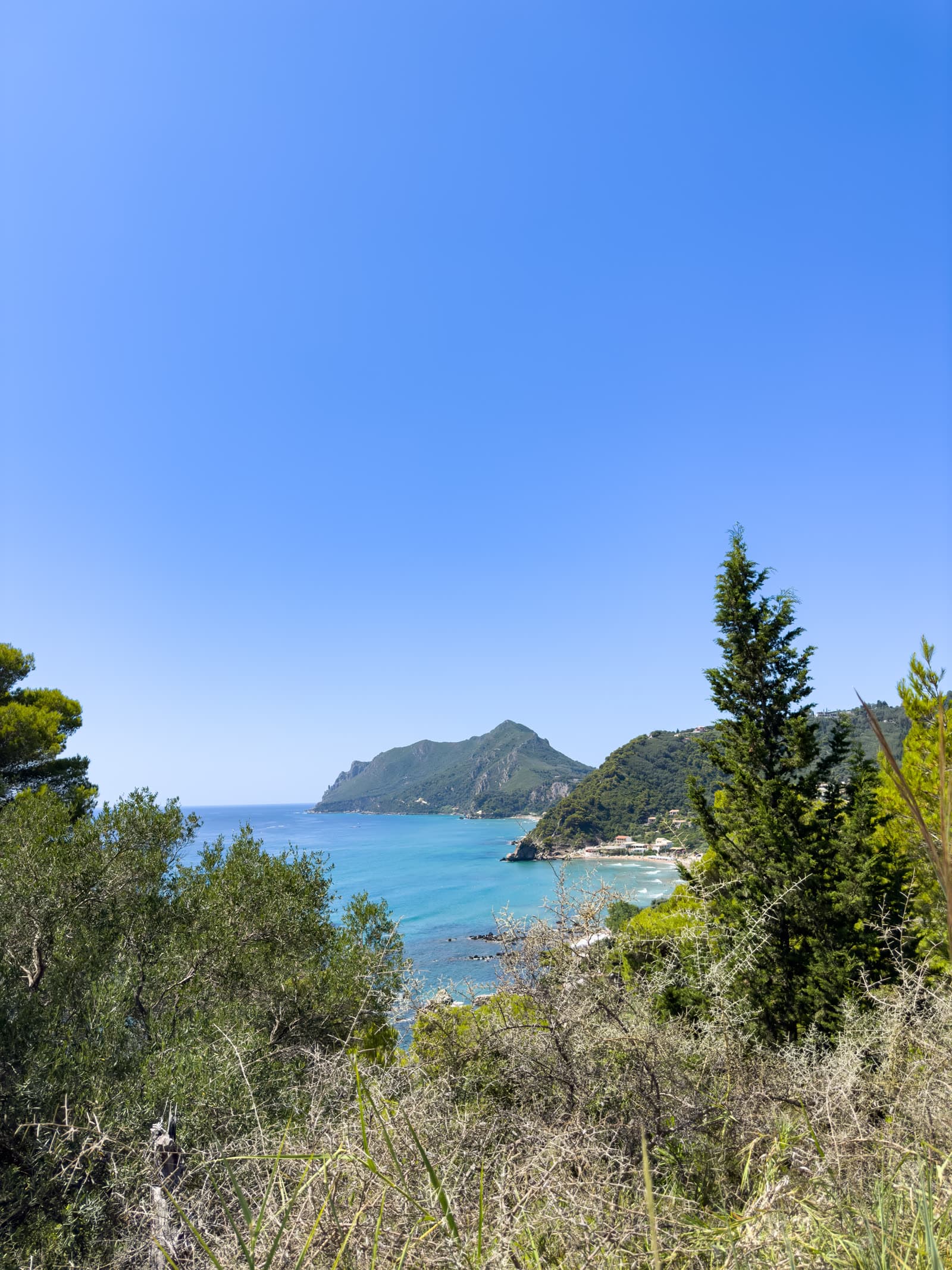 Gialiskari beach on the Corfu west coast