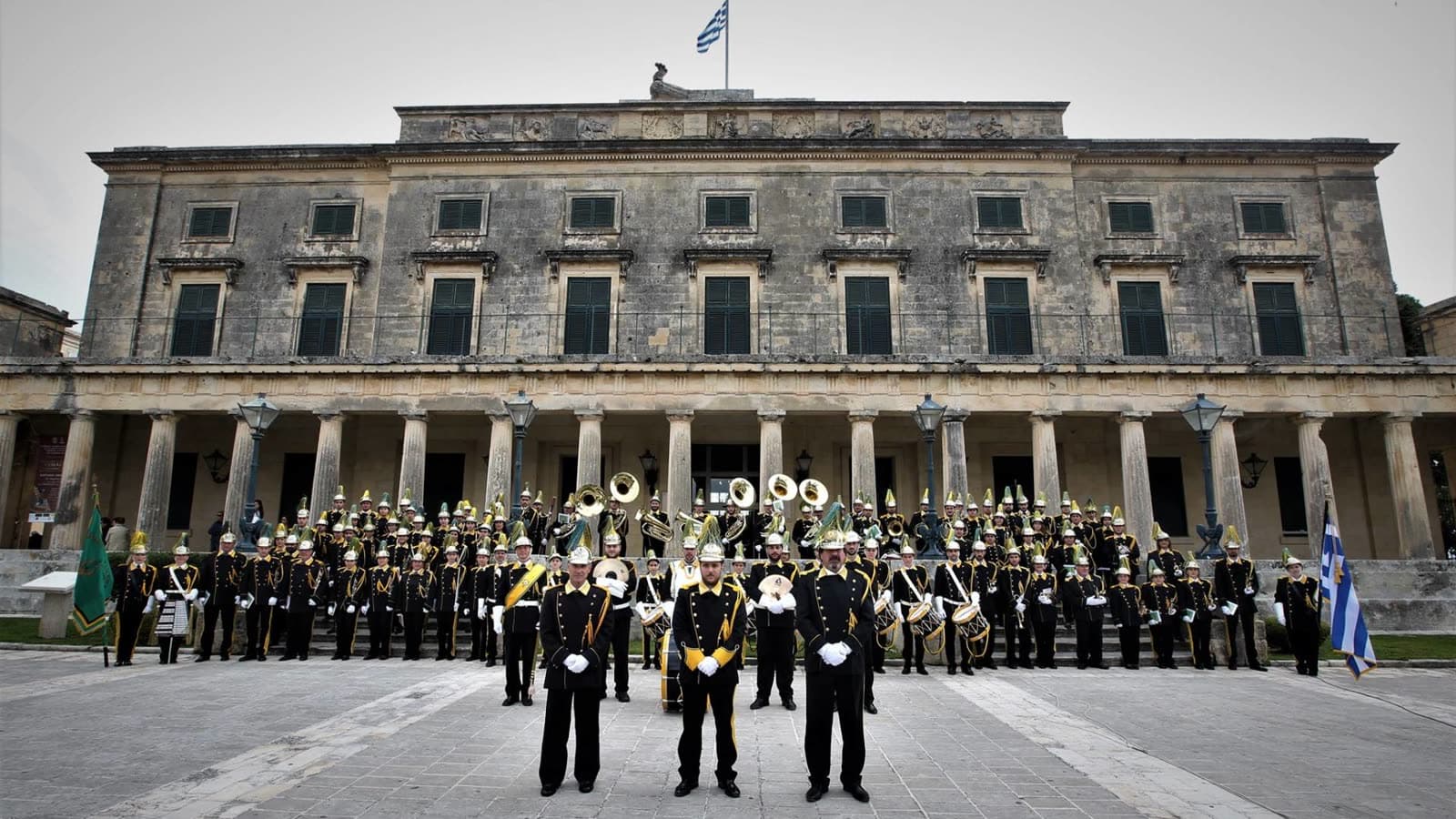 The Sinarades philharmonic band on Palm Sunday