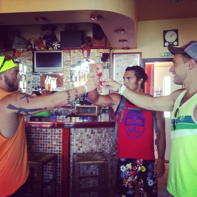 Farewell ouzo shots are bittersweet, but just as delicious as always.