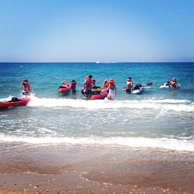 Kayak safari went pretty well today, now we're ready to do lots of yamas!
