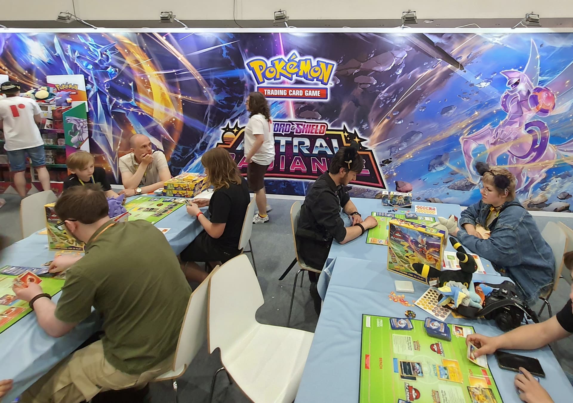 TCG tables at Pyrkon