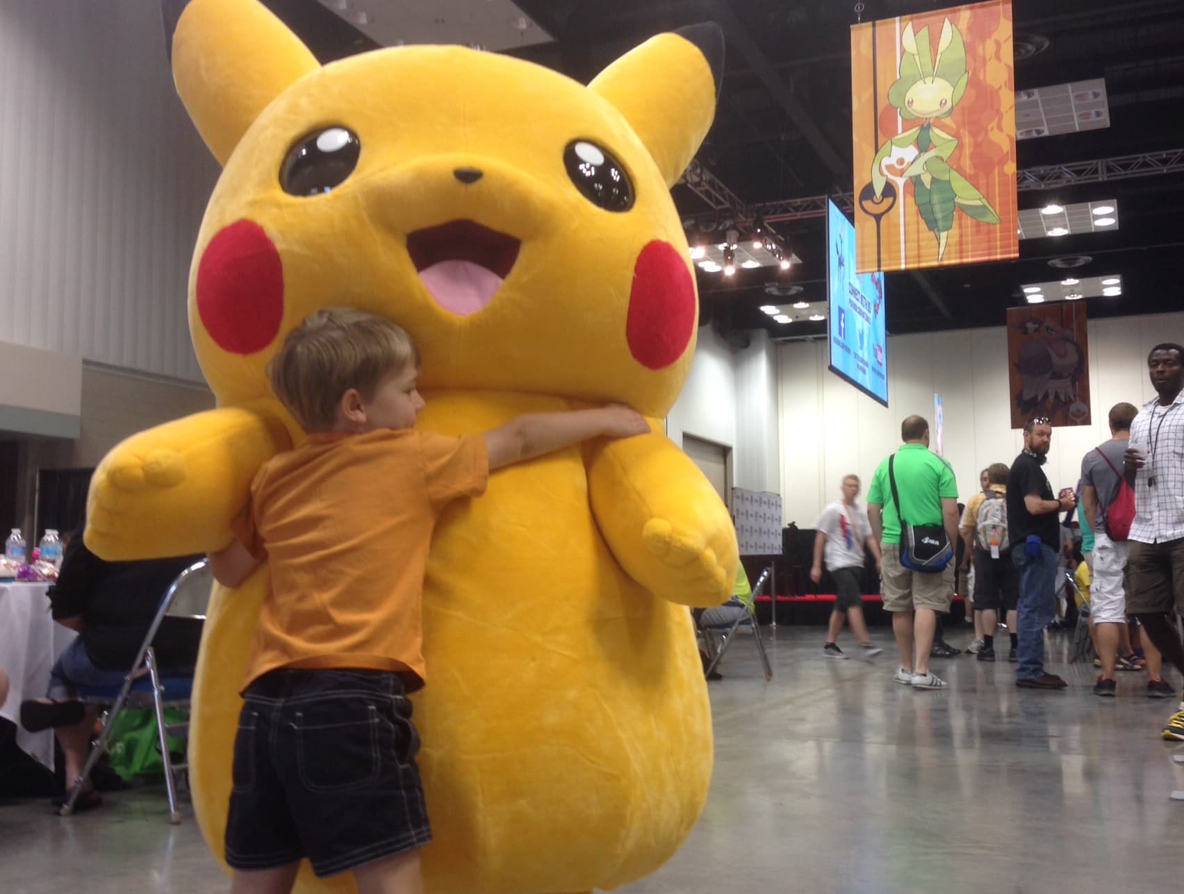 Meeting Pikachu at Nationals