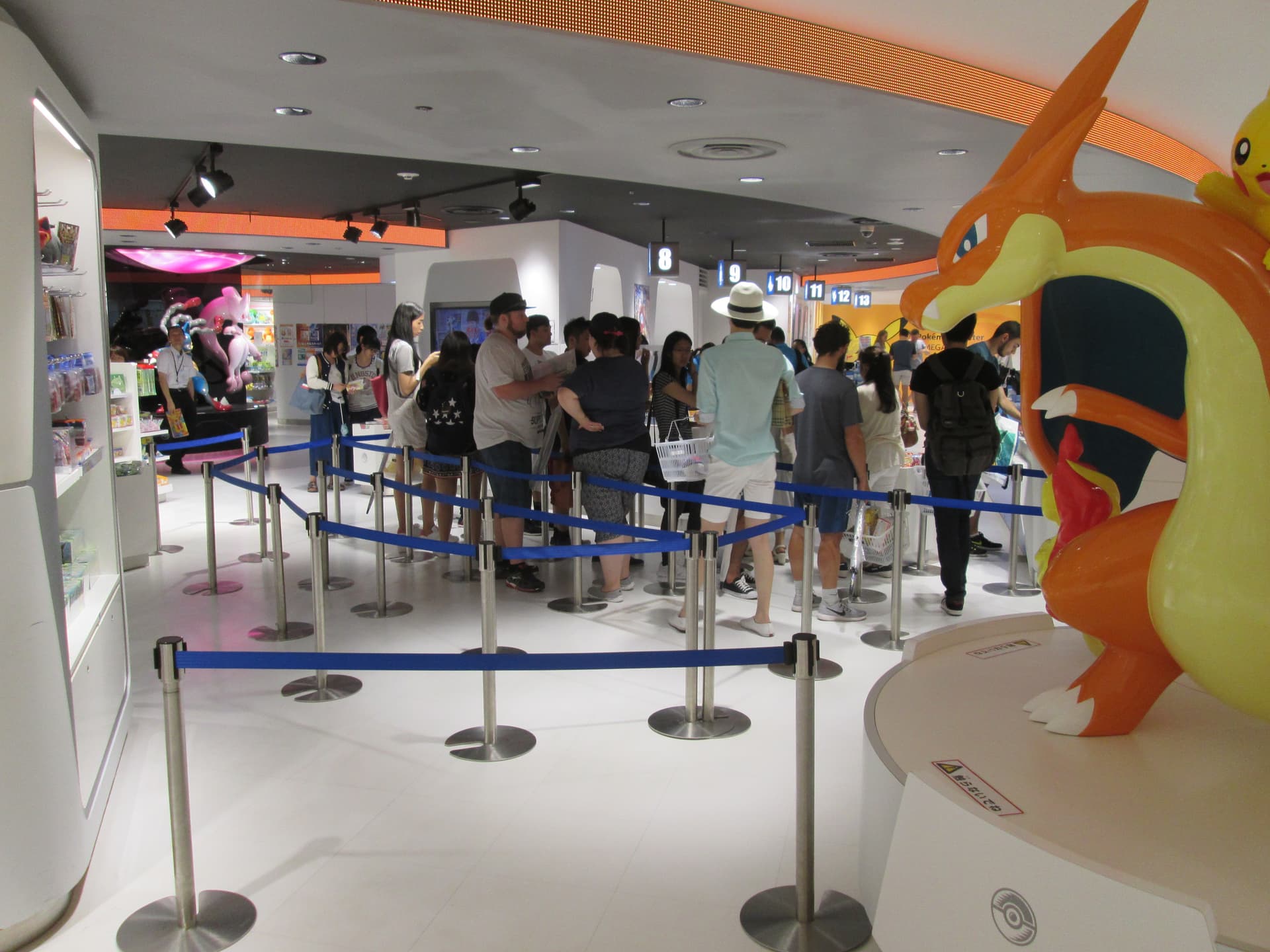 Queue at the Mega Tokyo Pokémon Center