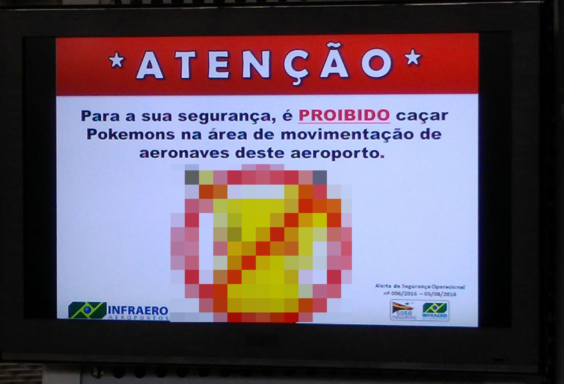 No Pokémon hunting at the airport