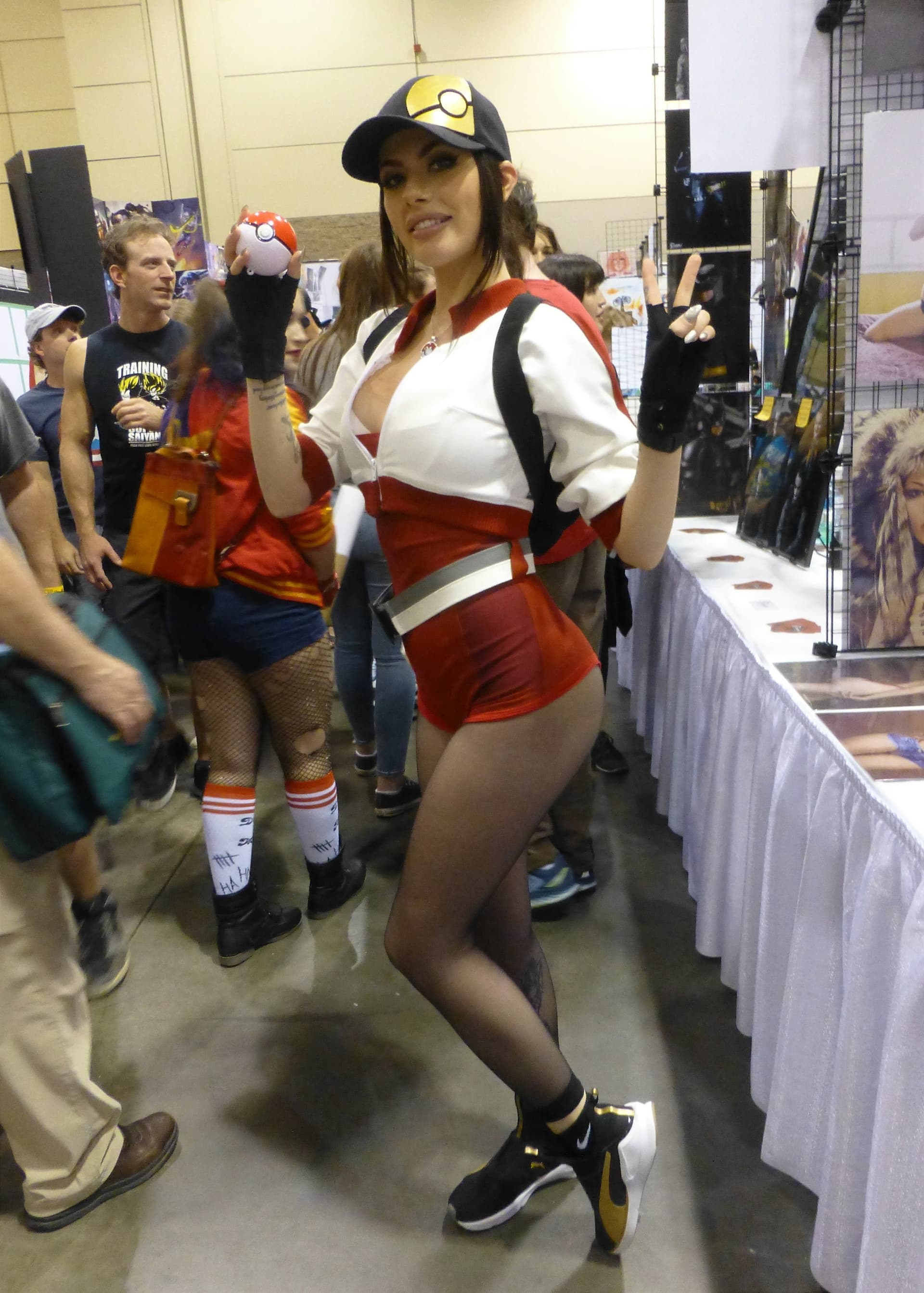 The Pokémon GO trainer, cosplayed