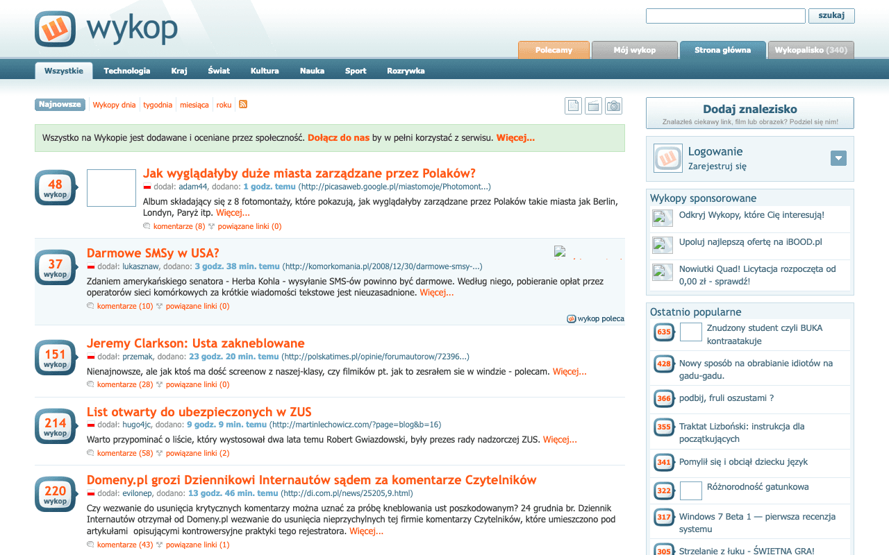 Wykop.pl Founded