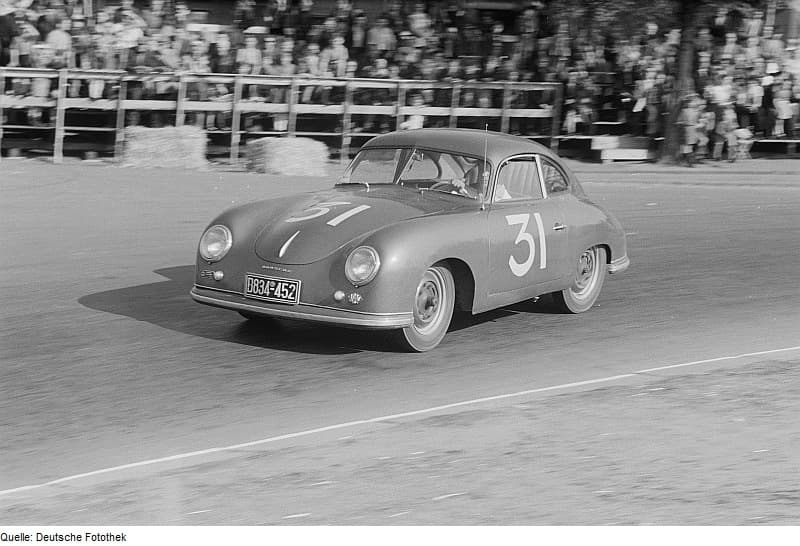 The 356 goes to Stuttgart (1950)