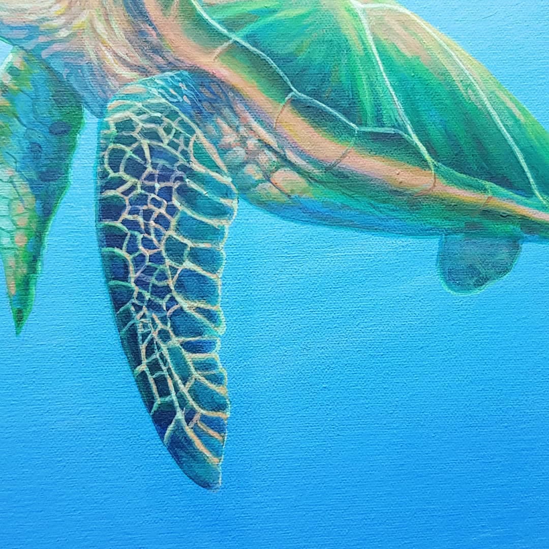 Las pinturas tienen vida propia que nace en el alma del pintor Detalle de obra. (3 of 4)