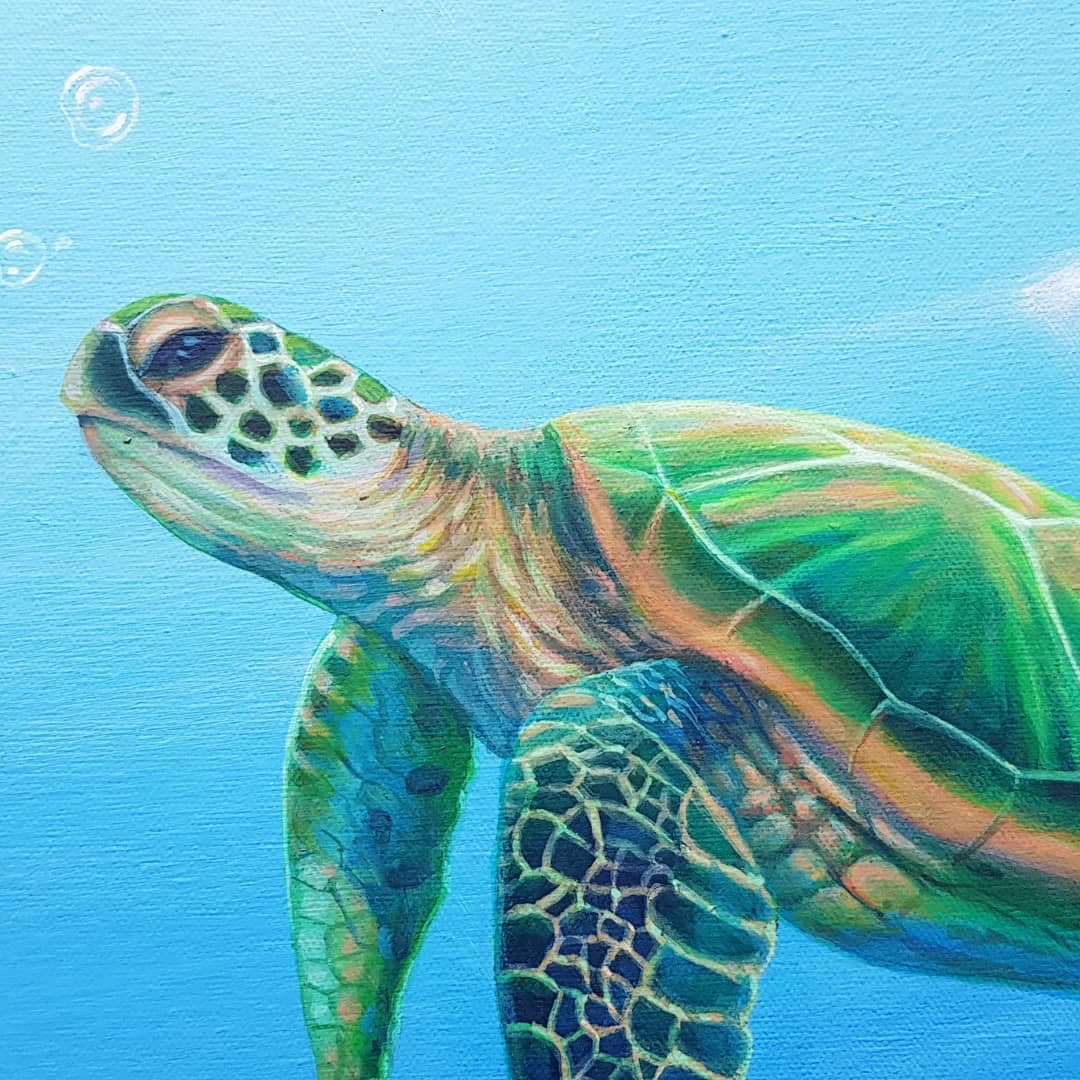 Las pinturas tienen vida propia que nace en el alma del pintor Detalle de obra. (4 of 4)