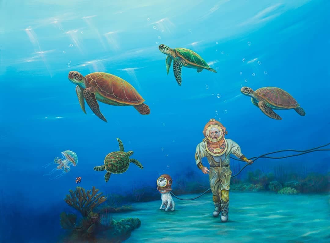 Título: milu y tintín en el mundo de las tortugas Serie:anatomia de un océano.