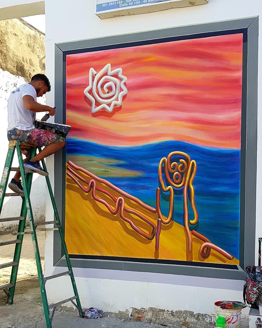 El grito es una obra realizada por el artista noruego edvard munch. (1 of 3)