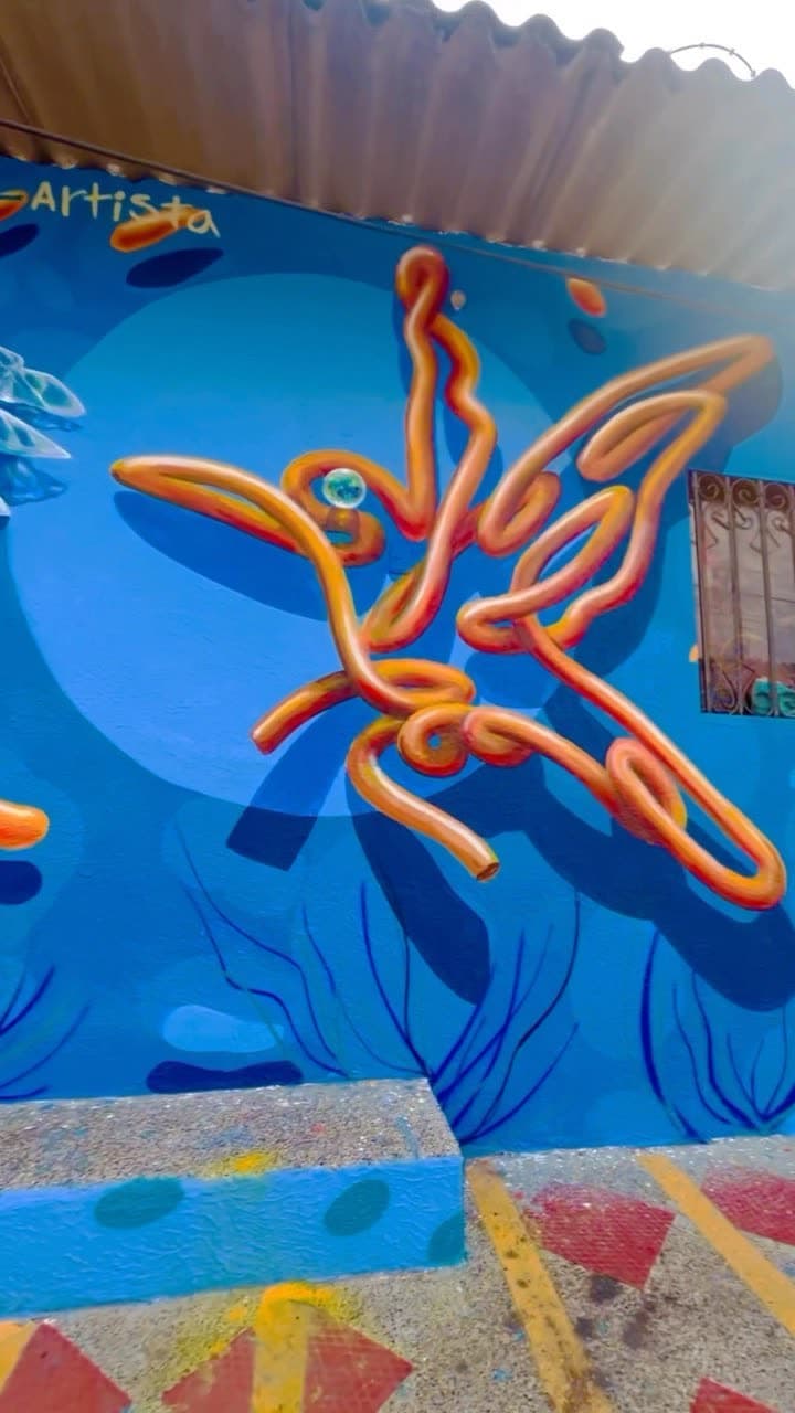 Les comparto esta obra realizada en barrio abajo hace unos días.