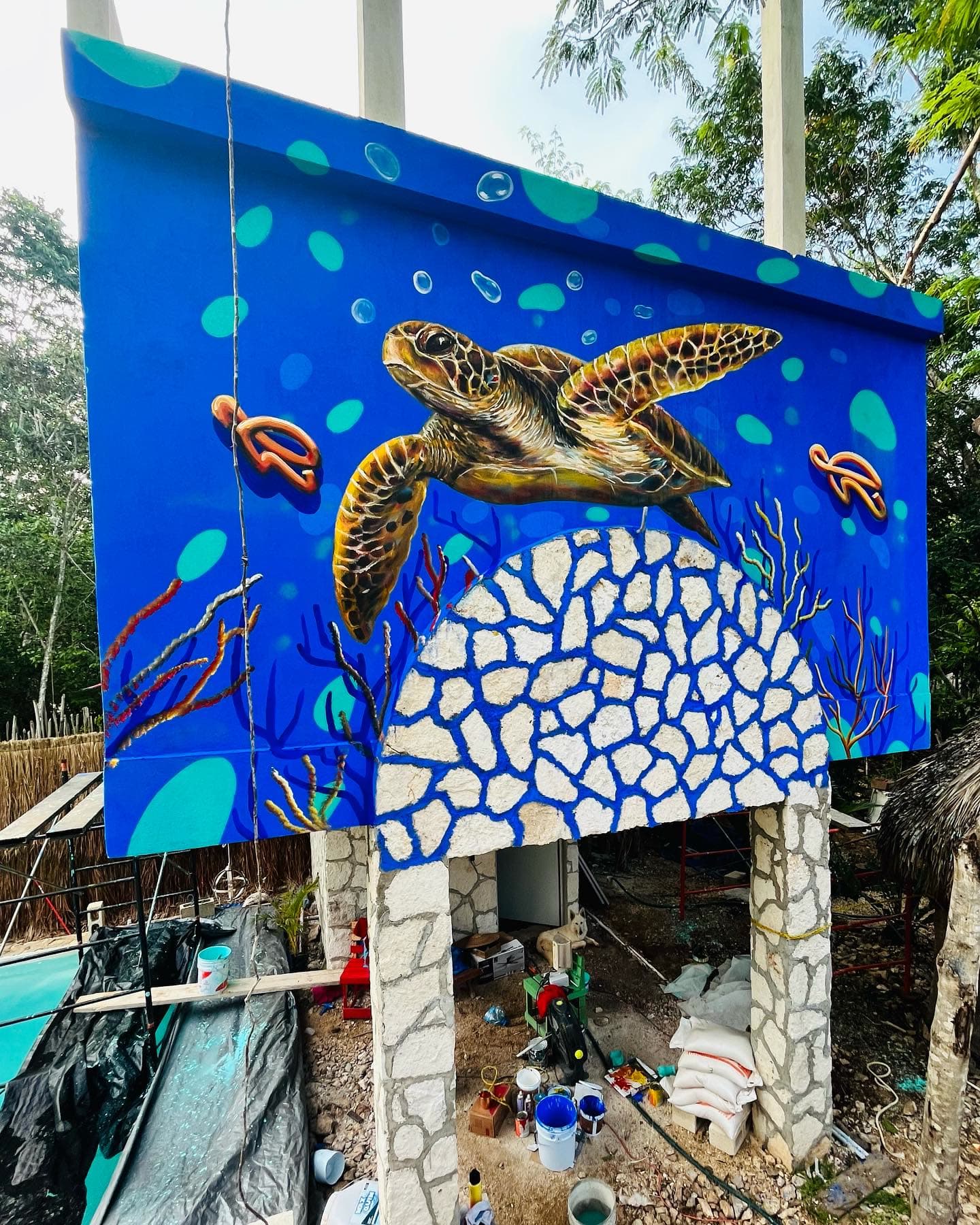 Dejando Algo de la serie anatomía de un océano en tulum Mexico El arte traspasa… (1 of 2)