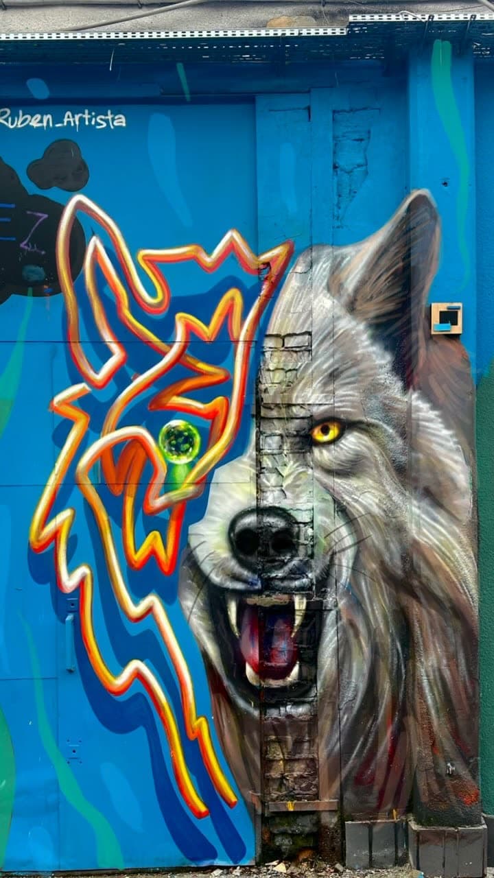 This mural was made in “Polish Prague” ;) @stacja.praga @jane_doe_s_street_art