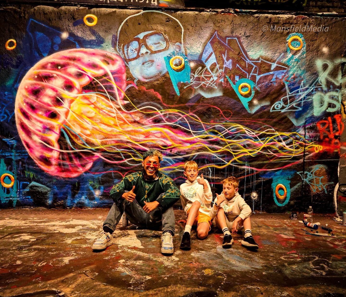 I want to share with you this amazing experience in the graffiti tunnel in London,… (1 of 4)