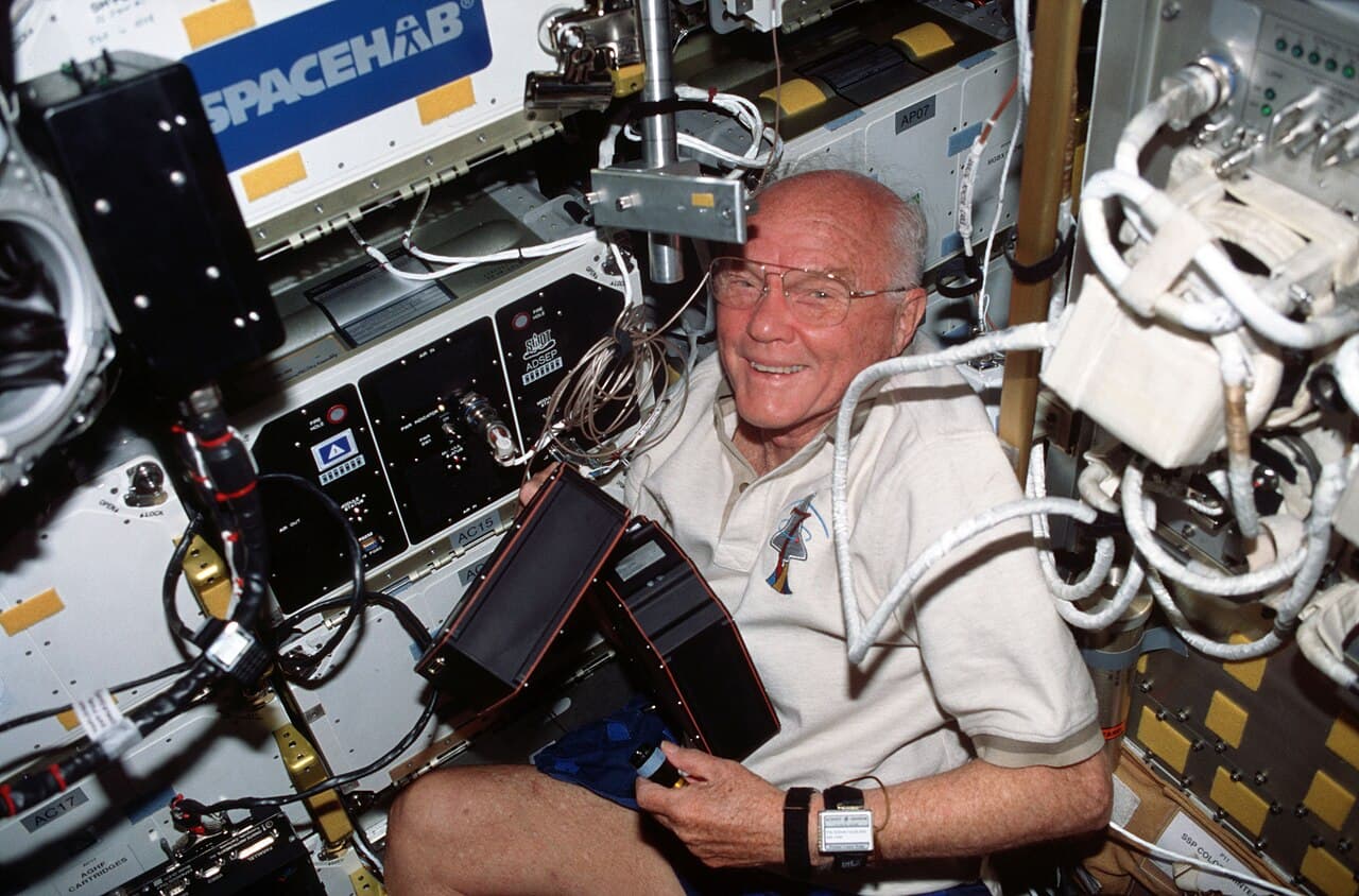 STS-95 (Glenn at 77)