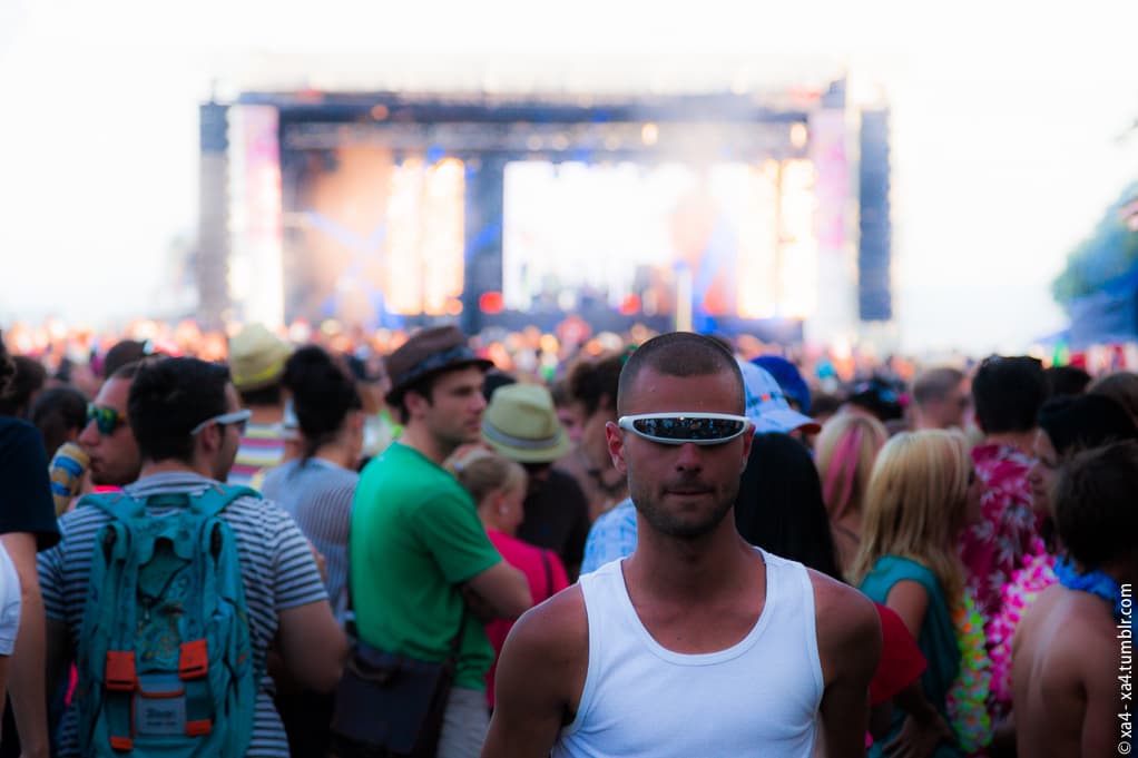 Main stage and crowd, Street Parade 2012