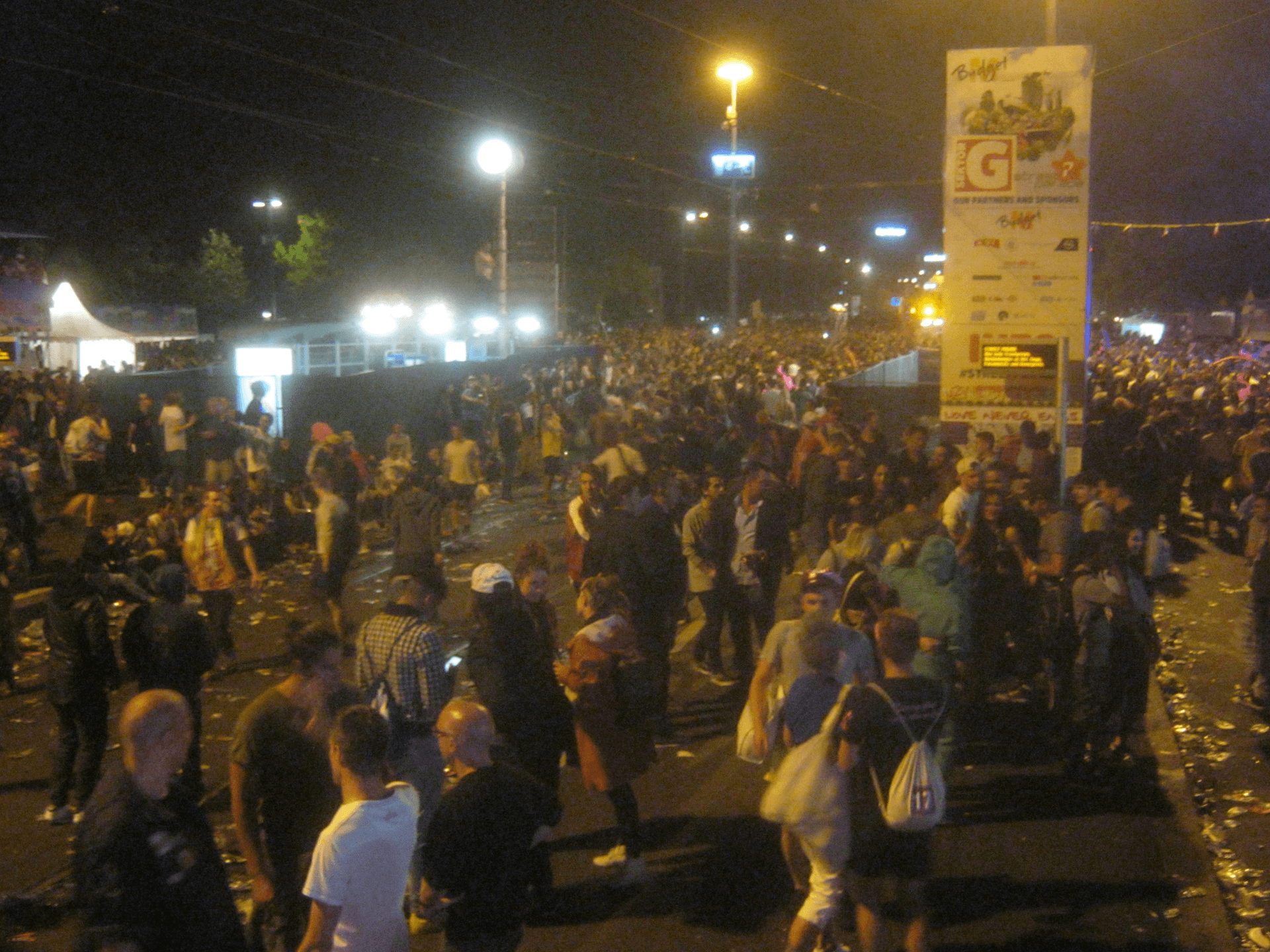 The route after dark, Street Parade 2017
