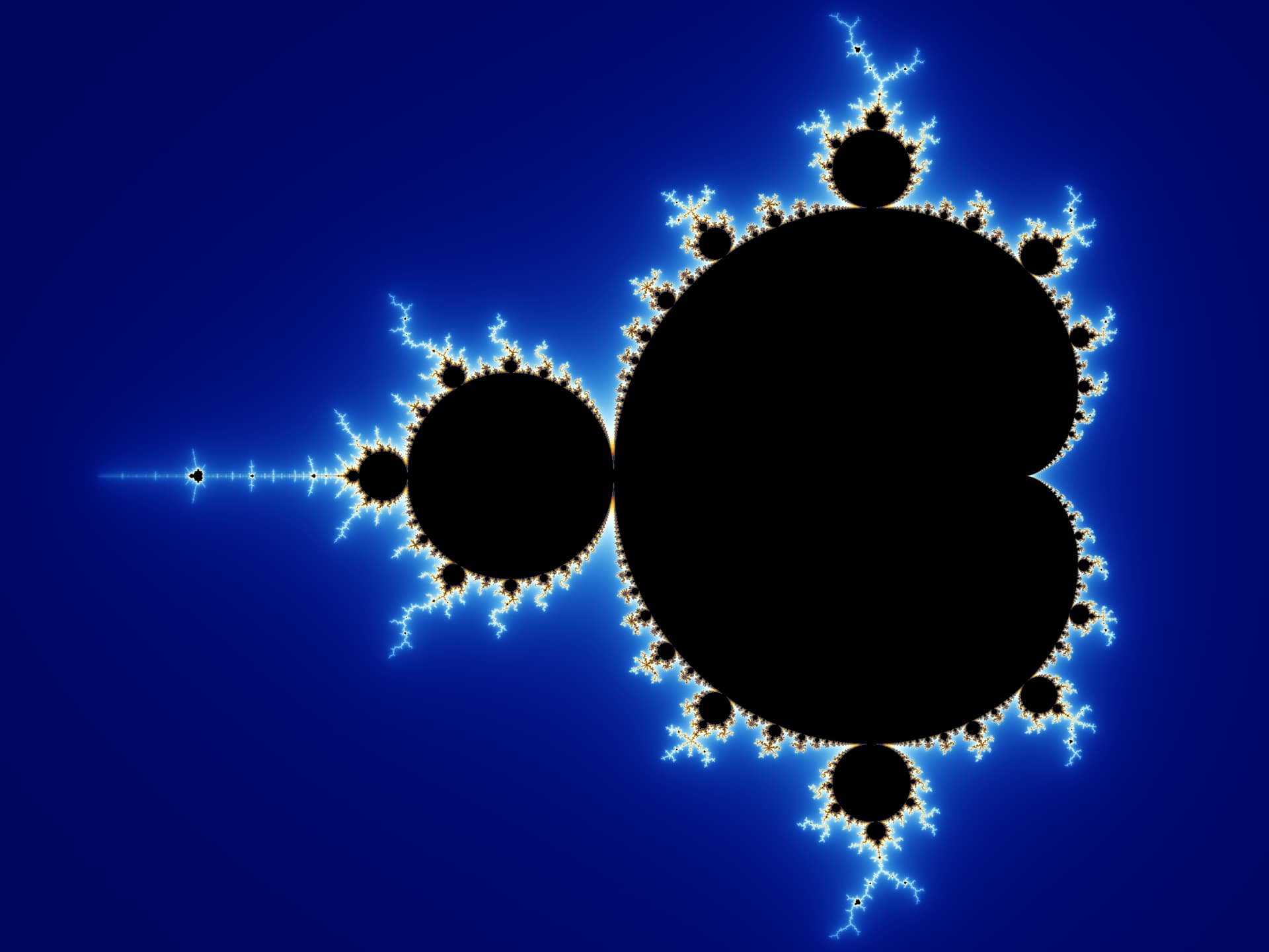 Benoît Mandelbrot — First rendering of the Mandelbrot Set