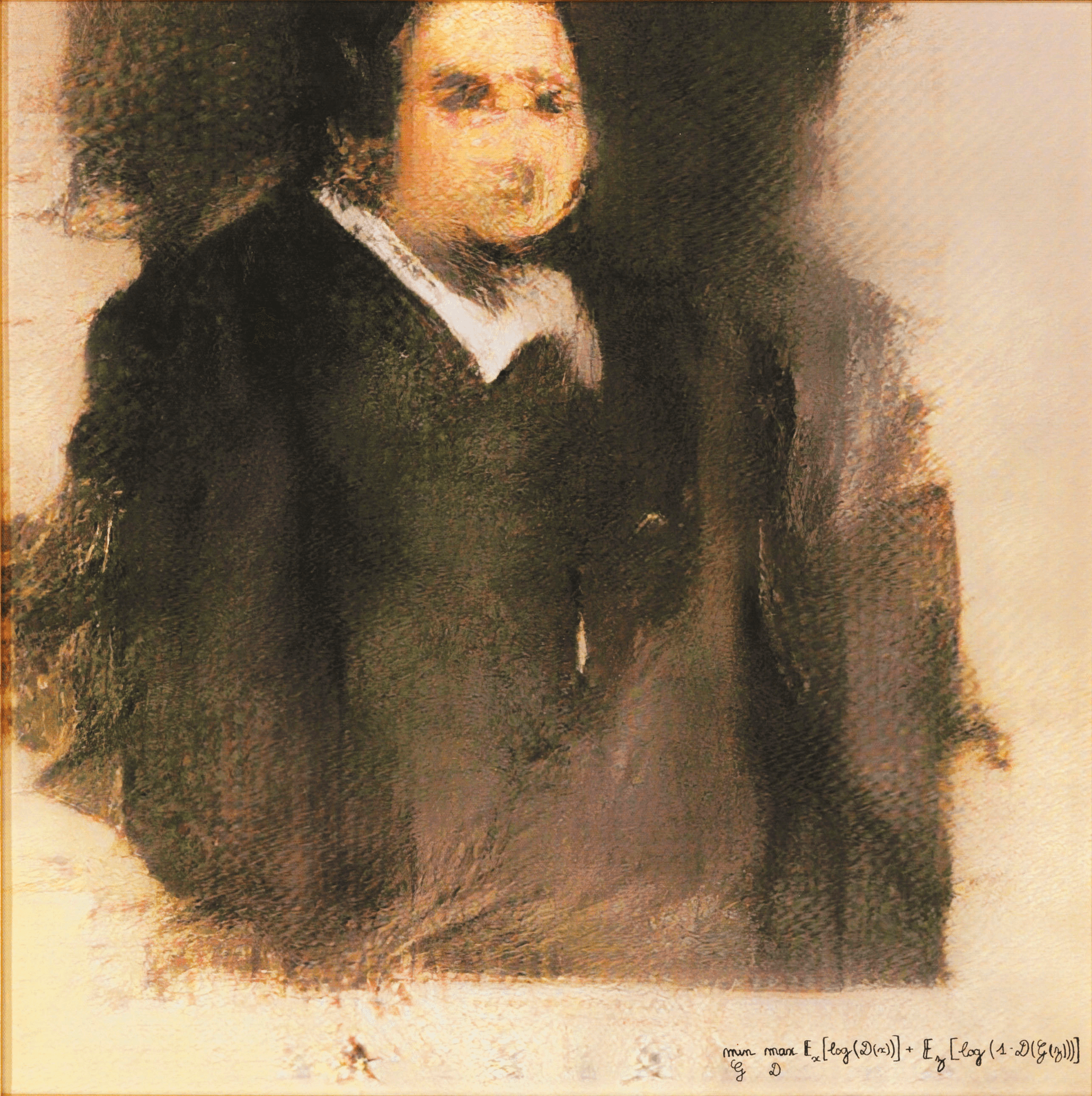 Obvious (Hugo Caselles-Dupré, Pierre Fautrel, Gauthier Vernier) — Portrait of Edmond de Belamy