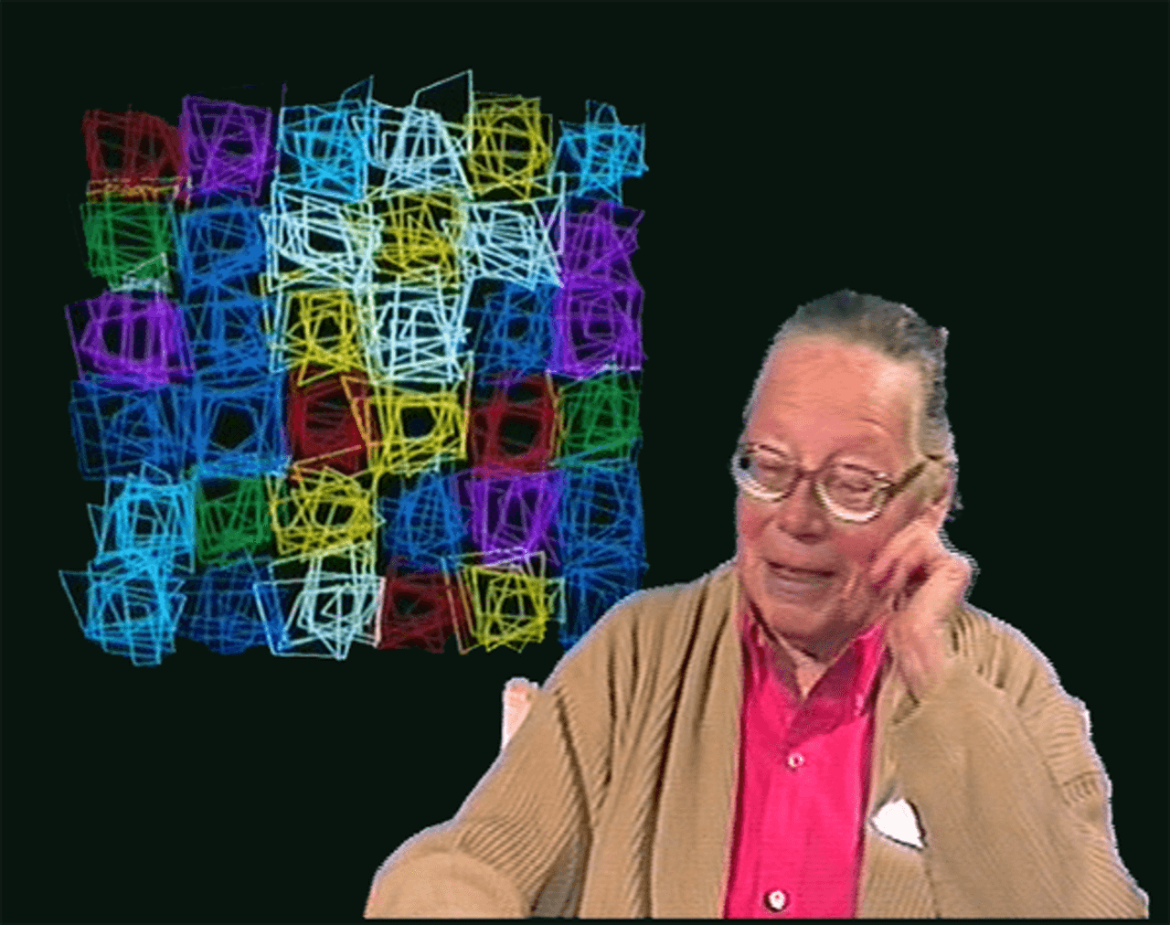 Vera Molnár (subject) — Vera Molnár — Parler à l'œil (Centre Pompidou retrospective)