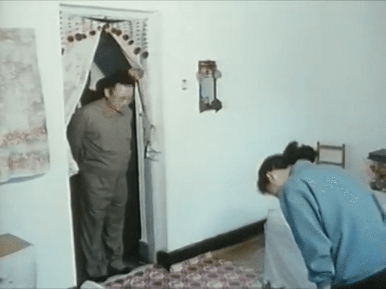 Kim Jong-il Looking At Things