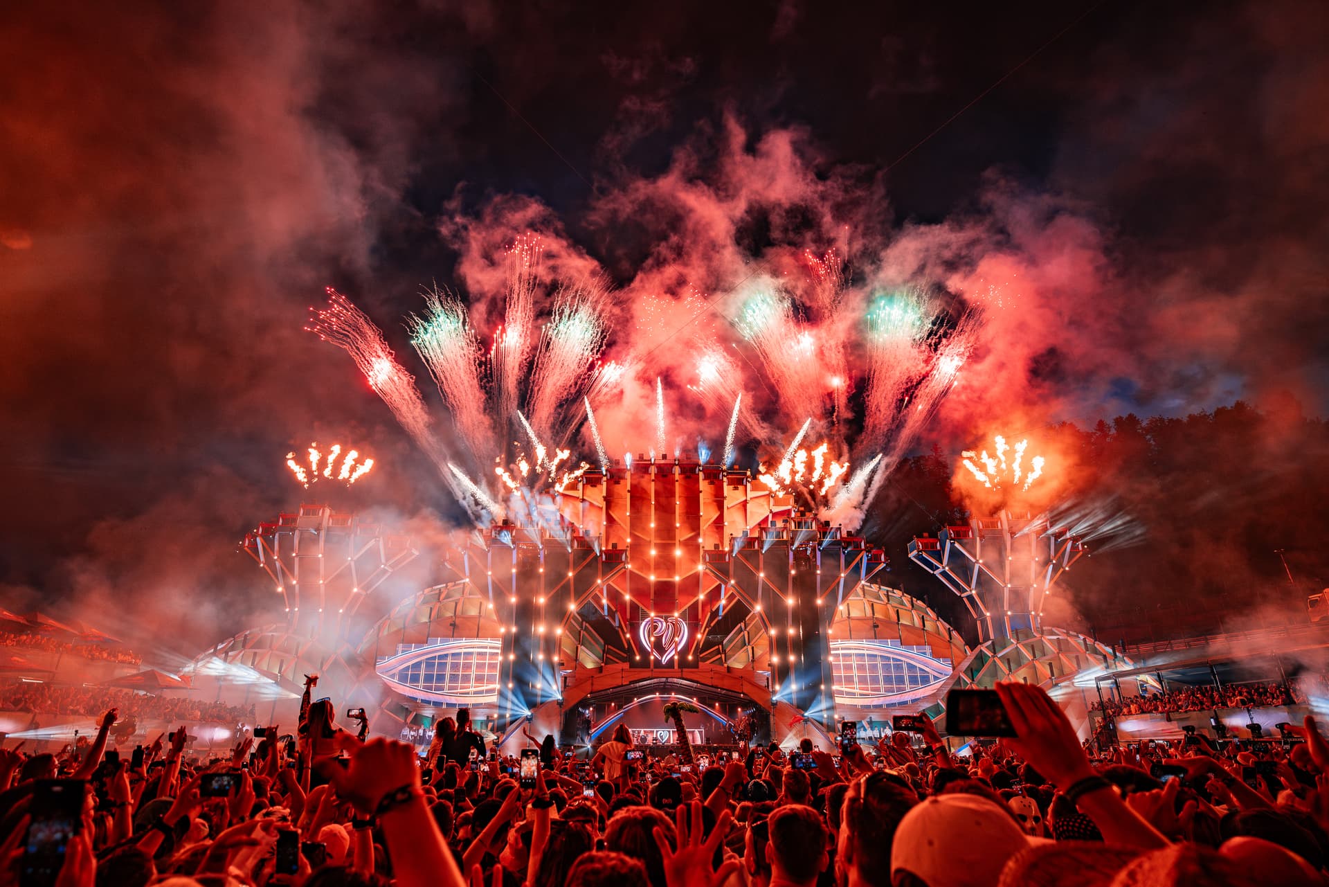 Electric Love Festival main stage, opening ceremony 2024