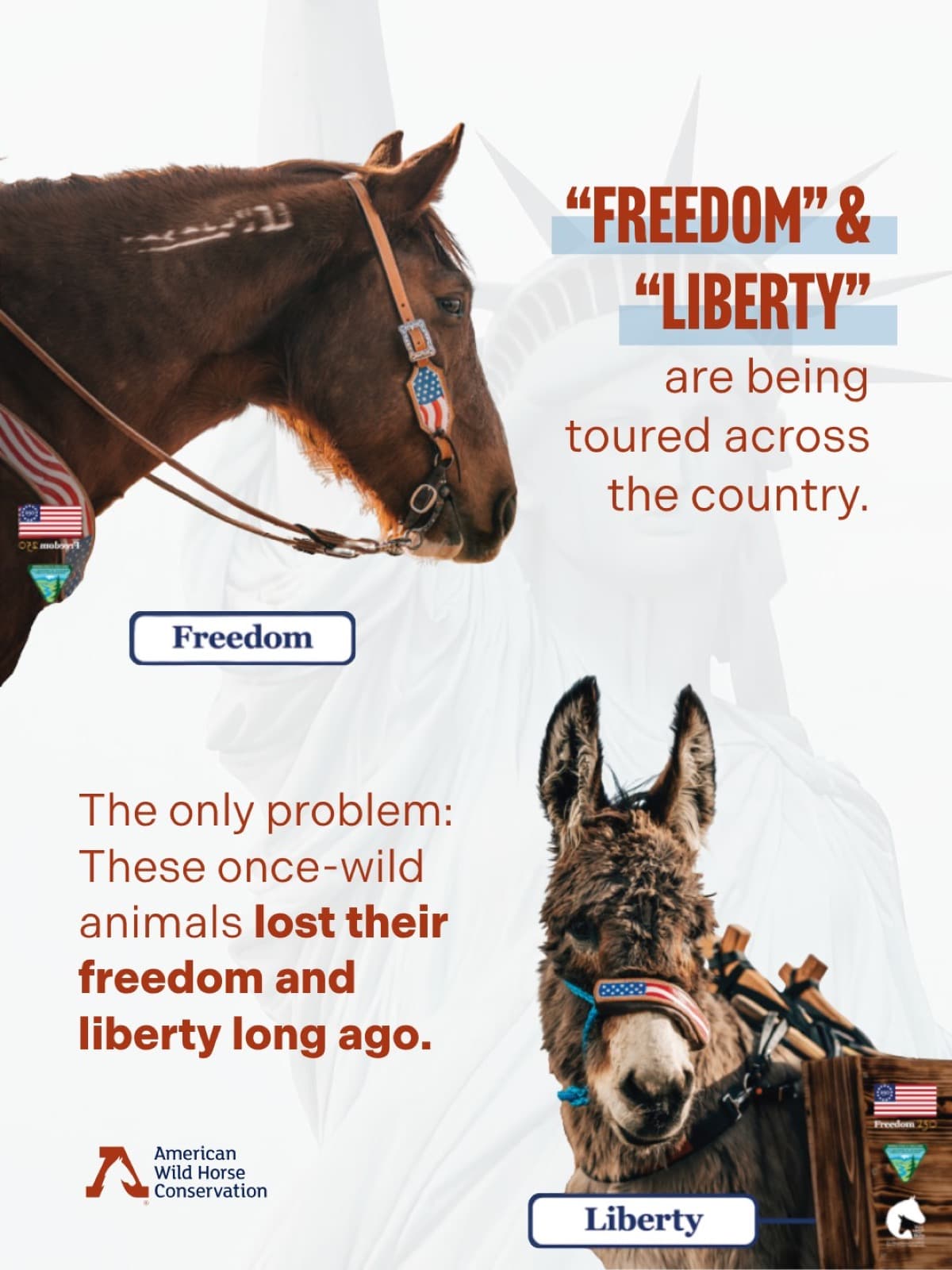 The Bureau of Land Management (BLM) celebrates America's 250 years with a nation-wide tour of "Freedom" and "L