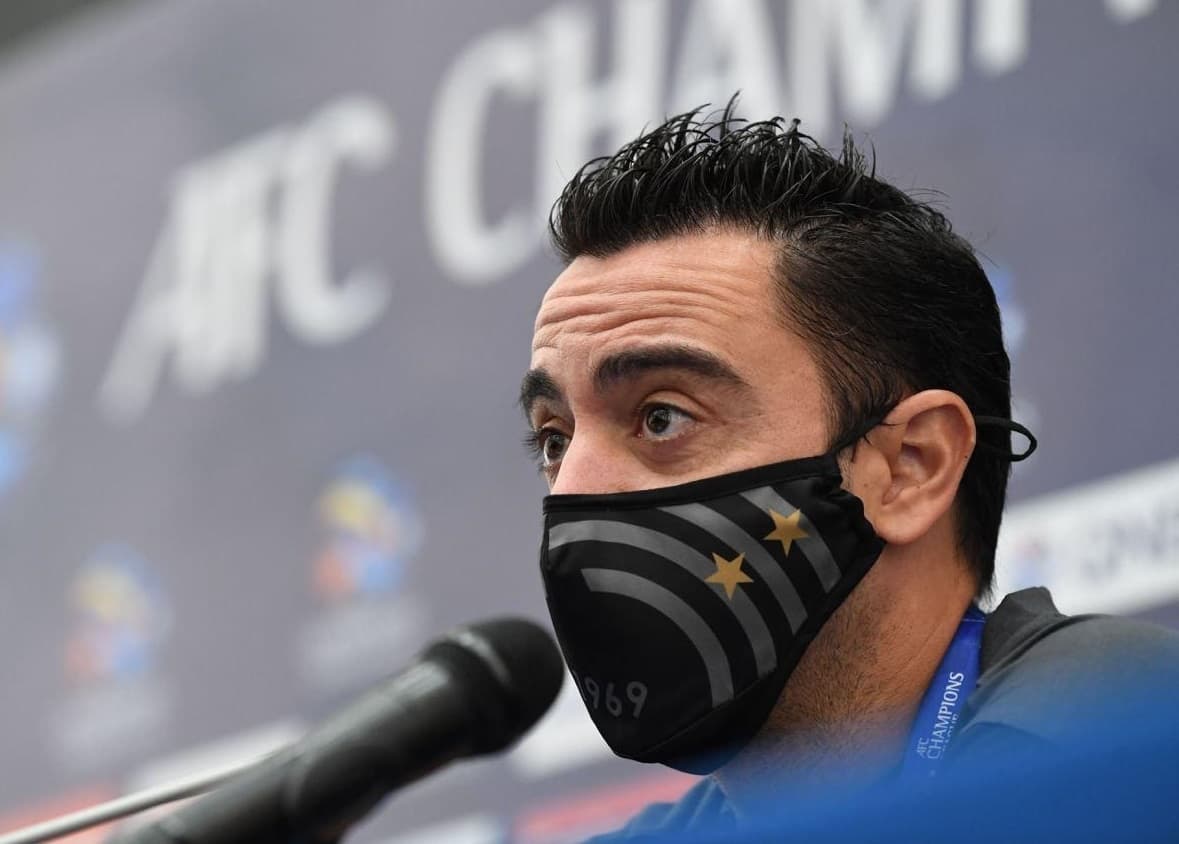 Xavi press conference Al Sadd Persepolis 13990705001215637367566728485057