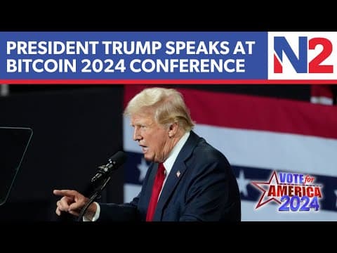 LIVE: President Donald Trump speaks at Bitcoin 2024 in Nashville | NEWSMAX2