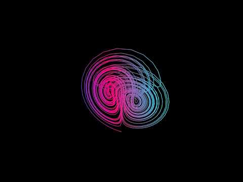 Lorenz Attractor Animation | Beautiful Chaos Theory in Motion | Strange Attractor Mathematics