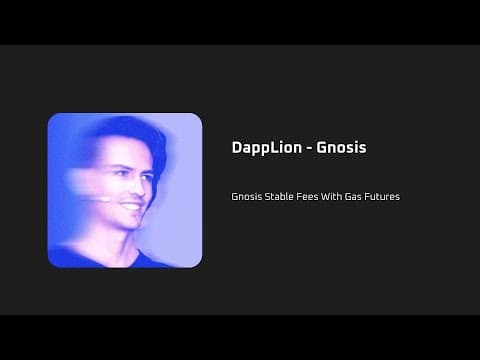 Gnosis Stable Fees With Gas Futures - DappLion