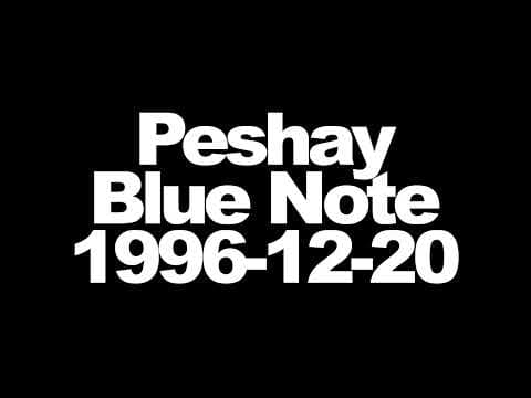 Peshay - Metalheadz at Blue Note - 1996-12-20