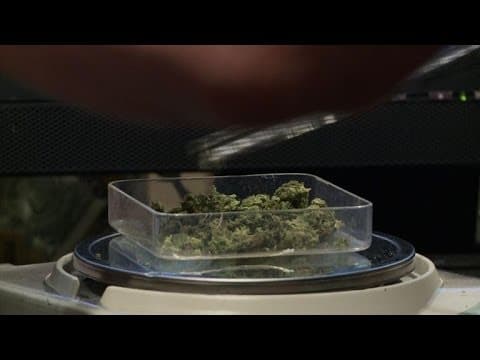 Eager Customers Line Up Outside Colorado Marijuana Shops