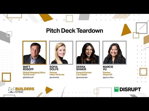 VCs offer live feedback on audience members' startup pitch decks | TechCrunch Disrupt 2024
