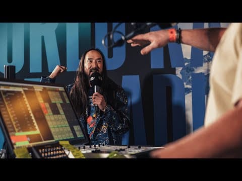 Steve Aoki at the One World Radio Studio | Tomorrowland Winter 2024
