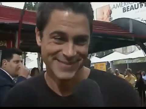 Rob Lowe interviewed at the First Movie premiere (1999)