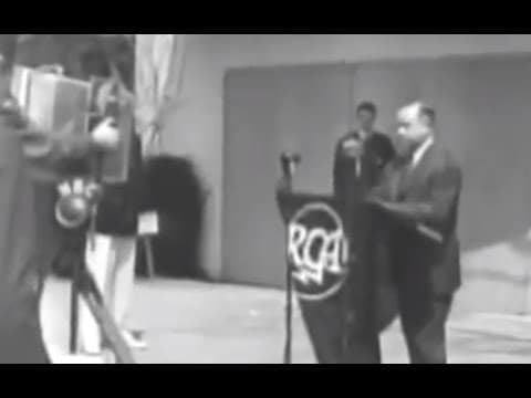Birth of TV at the 1939 New York World's Fair RCA Pavilion - Sarnoff Address
