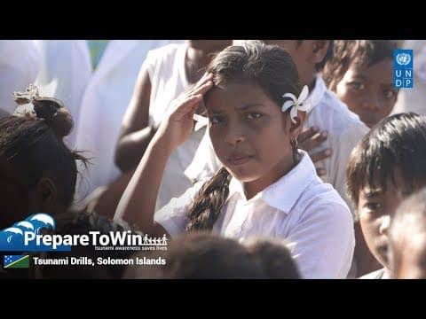 1700 students participated in Tsunami Drills in the Solomon Islands