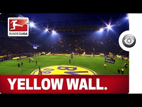 Bundesliga feature on the Yellow Wall terrace
