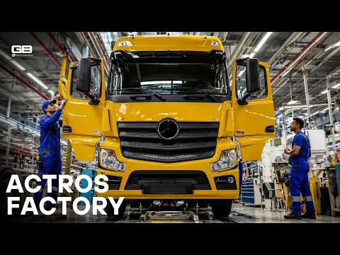 Mercedes Actros Production Line: Inside Mercedes Truck Plant
