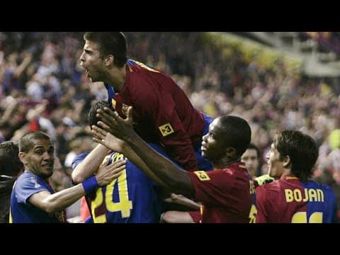 Athletic Bilbao-Barcelona highlights- 2008-09 Copa del Rey final