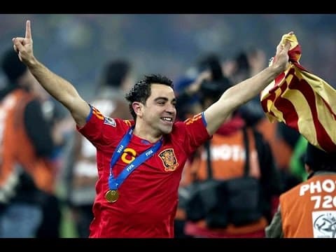 El adiós de Xavi Hernandez a la selección , homenaje por todos estos años arquitecto.