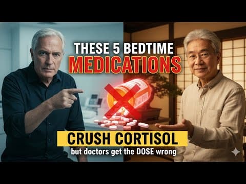 Waking Up at 2AM? 5 Bedtime Supplements That CRUSH Cortisol (Most Get the Dose Wrong)