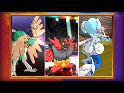 Sun & Moon — final starter evolutions revealed